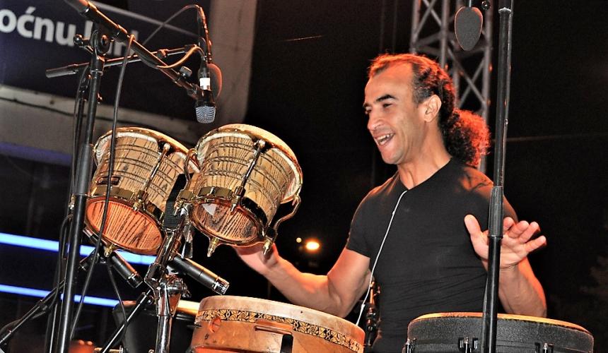 World-renowned percussionist Rhani Krija © Sulejman Mulaomerovic