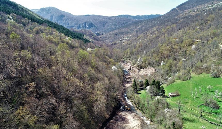 Construction site on River Bjelava © Robert Oroz