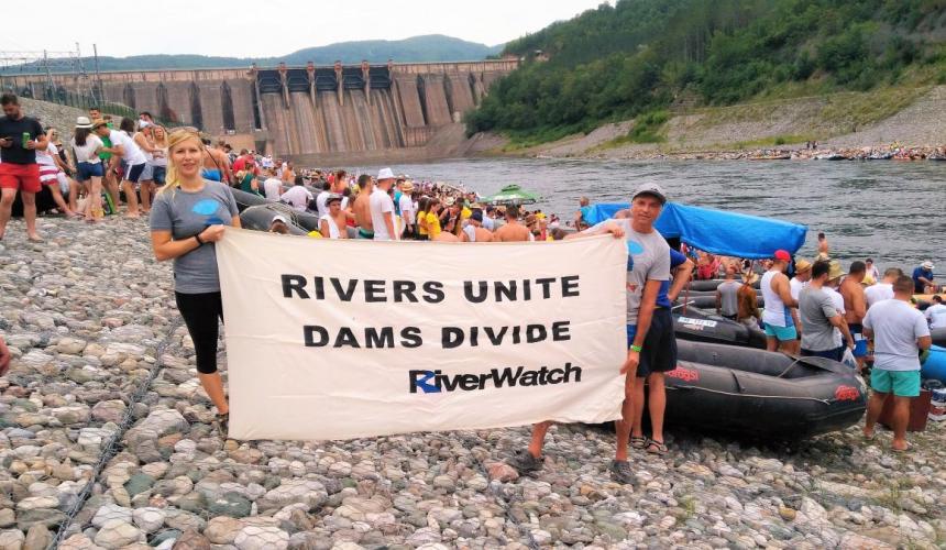 Bajina Basta dam, 90 meters in height. © Nataša Crnković