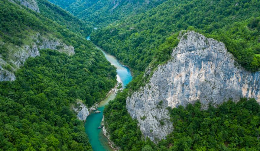 The upper Neretva is one of the most pristine river ecosystems in the Balkans. © Bruno D’Amicis
