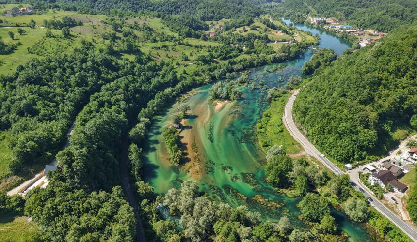660 kilometres of river network worth protecting — the Una, Bosnia and Herzegovina. © Joshua D. Lim
