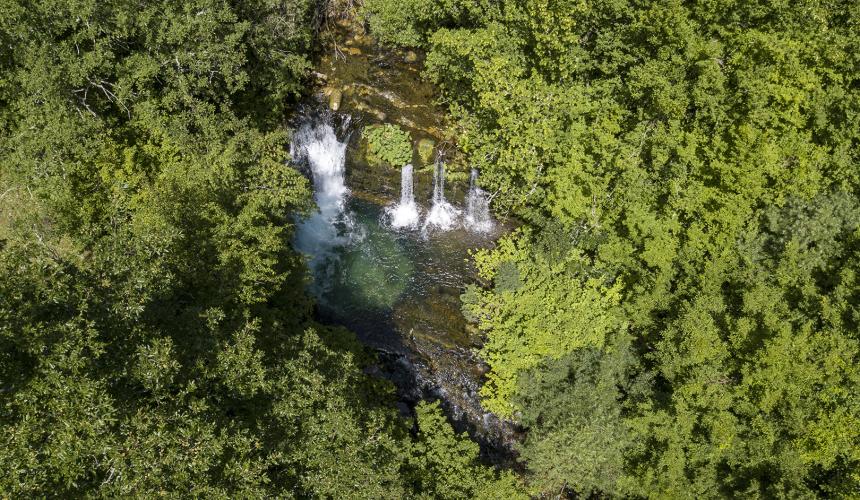 Waterfalls on the Krupac, a tributary to the Neretva © Vladimir Tadić