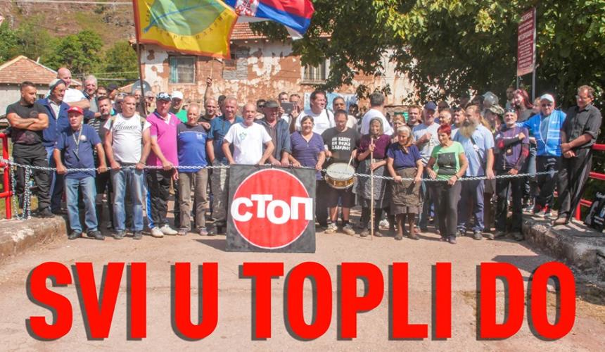 Solidaritätswache: "Alle nach Topli Do!" © Dusan Bodiroga