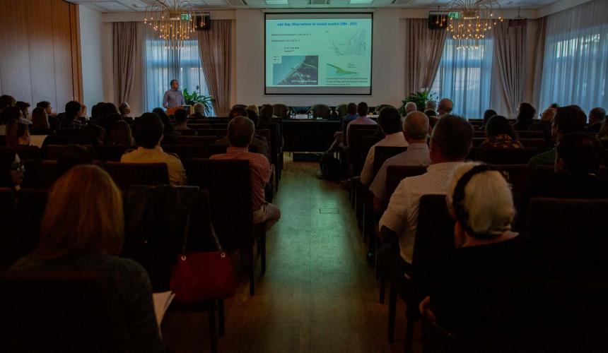 At the International Wild Rivers Science Symposium in Tirana on October 18th, 2019 © Becky Holladay