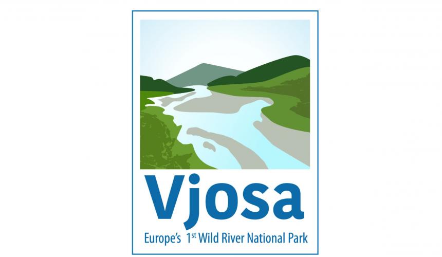 Logo des Vjosa Wildfluss Nationalparks