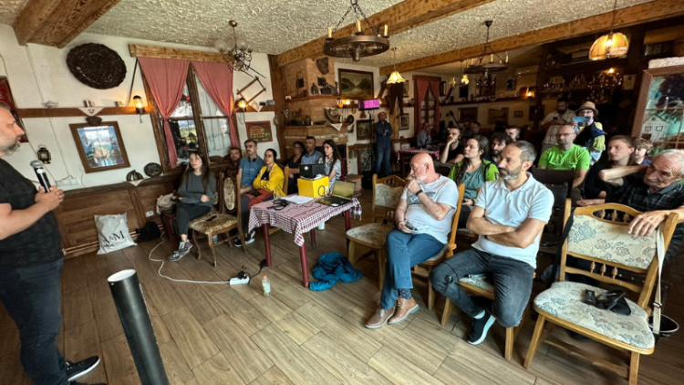 Activist gathering in Strpce in August 2023, National Park Sharr Mountains © Ulrich Eichelmann