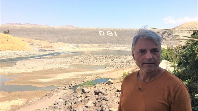 Ulrich Eichelmann says farewell to Hasankeyf, the drowning World Heritage Site. © Riverwatch
