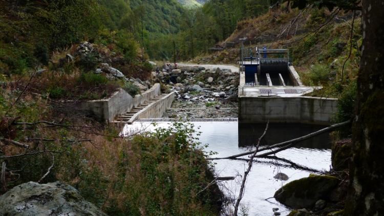Intake of the Tearce 97 (Bistrica 97) hydropower plant deep in the Shar Mountain, nominated Emerald site. © Andrey Ralev