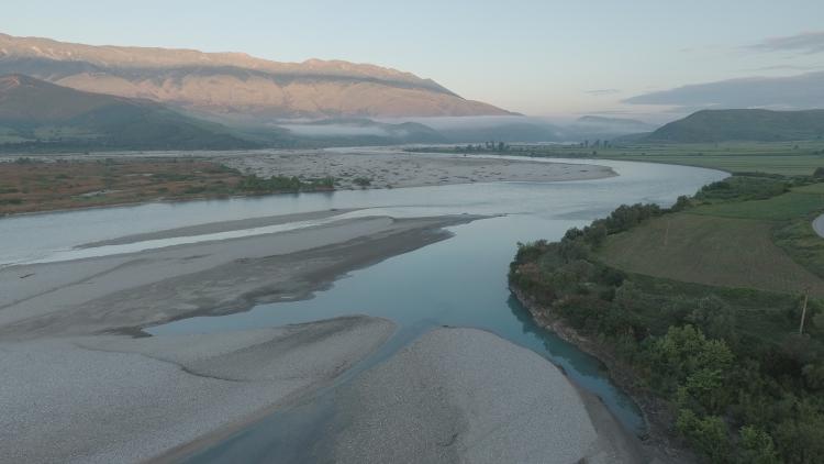 The Vjosa - the last wild river in Europe – gets support from international scientists © Gregor Subic