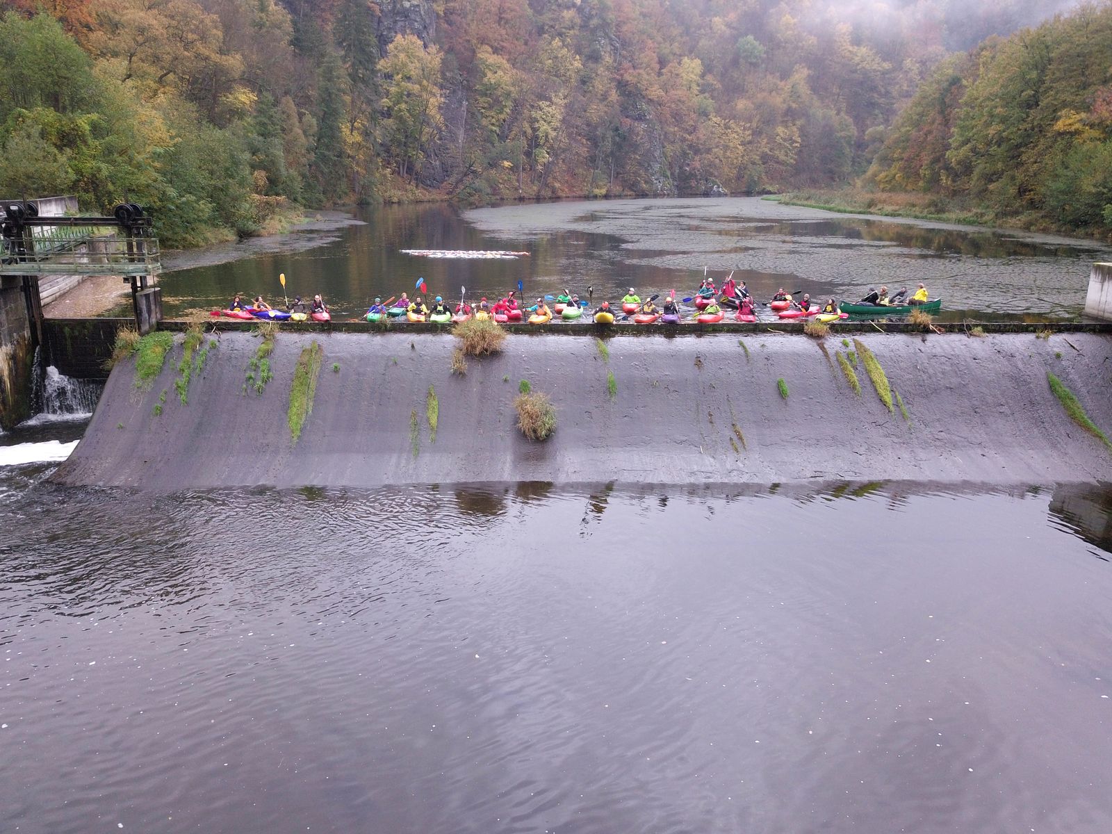 With this action, Riverwatch (in cooperation with the Manfred-Hermsen Stiftung) kicks-off the international “Remove the dams” initiative. © Riverwatch